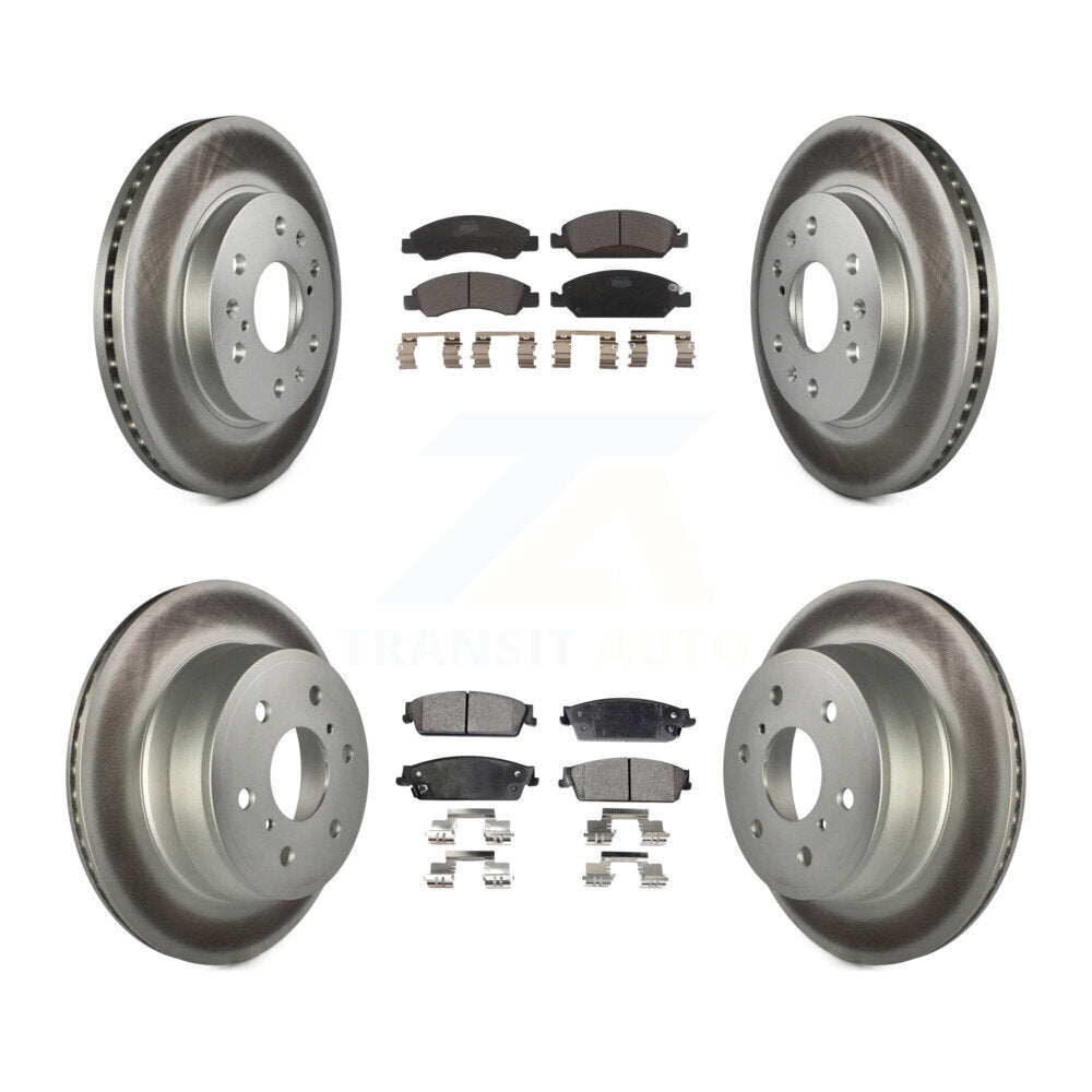 Transit Auto KGT-100622 Disc Brake Kit for 2008-2014 Chevrolet Silverado 1500, Chevrolet Tahoe and More - Front and Rear
