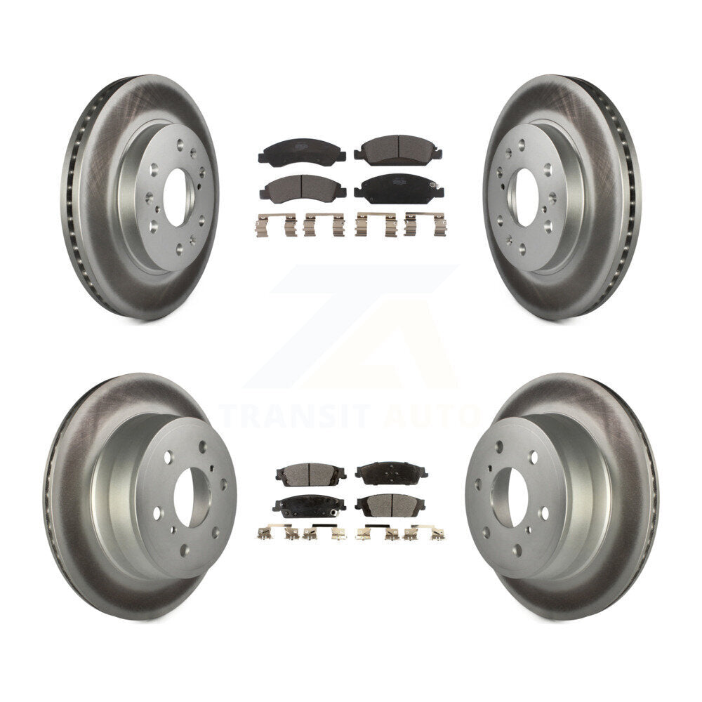 Transit Auto KGT-100623 Disc Brake Kit for 2014-2020 Chevrolet Suburban, Cadillac Escalade and More - Front and Rear