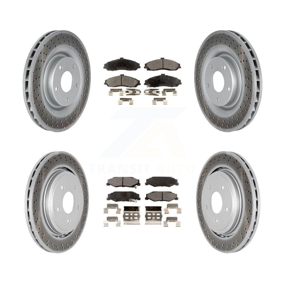 Transit Auto KGT-100626 Disc Brake Kit for 2005-2013 Chevrolet Corvette, Cadillac XLR - Front and Rear