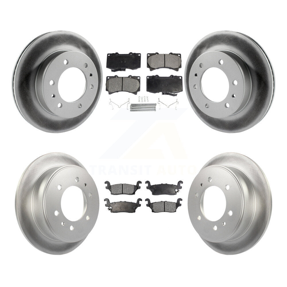 Transit Auto KGT-100627 Disc Brake Kit for 2006-2010 Hummer H3T, Hummer H3 - Front and Rear