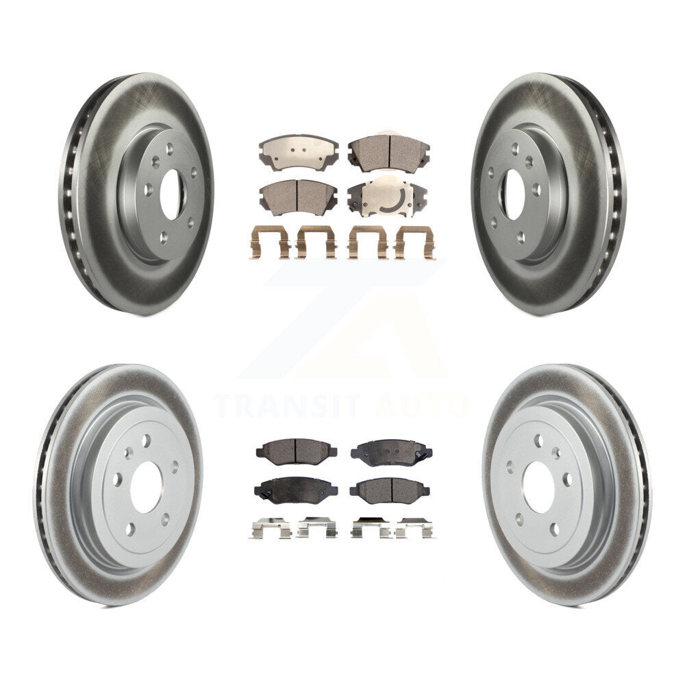 Transit Auto KGT-100643 Disc Brake Kit for 2010-2015 Chevrolet Camaro - Front and Rear