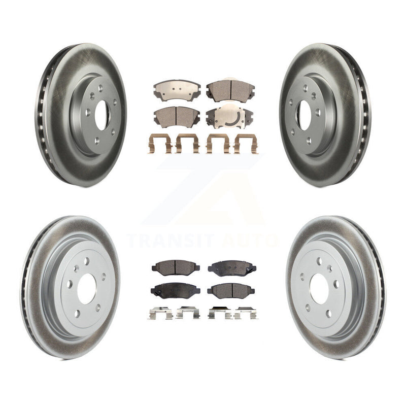 Transit Auto KGT-100643 Disc Brake Kit for 2010-2015 Chevrolet Camaro - Front and Rear