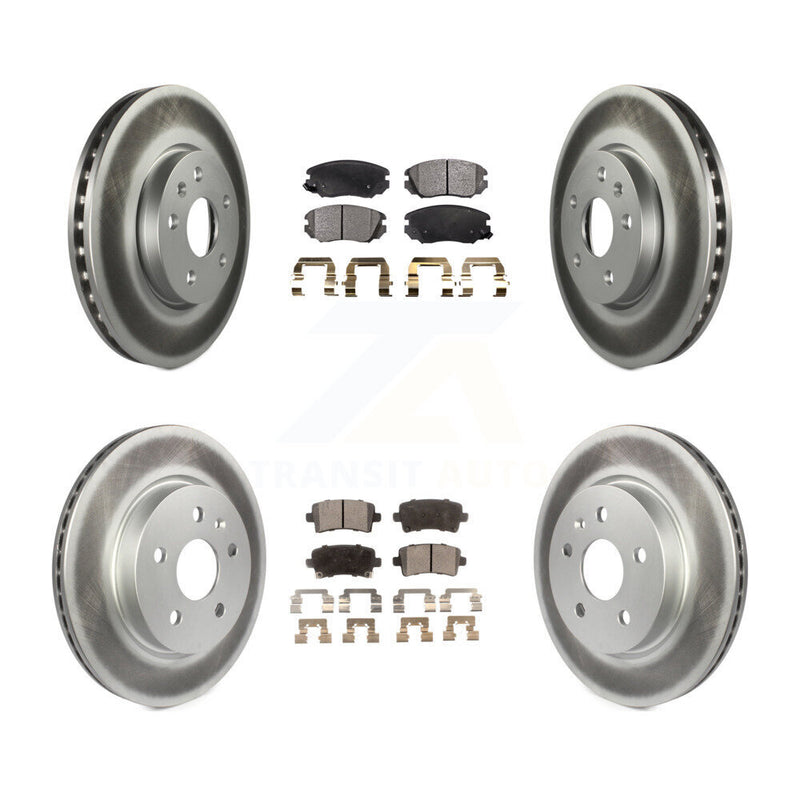 Transit Auto KGT-100645 Disc Brake Kit for 2010-2020 Chevrolet Malibu Limited, Chevrolet Impala and More - Front and Rear