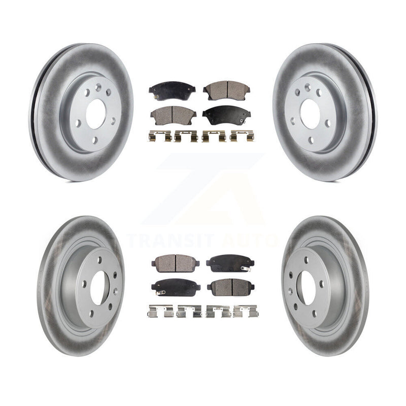 Transit Auto KGT-100648 Disc Brake Kit for 2013 Chevrolet Cruze - Front and Rear