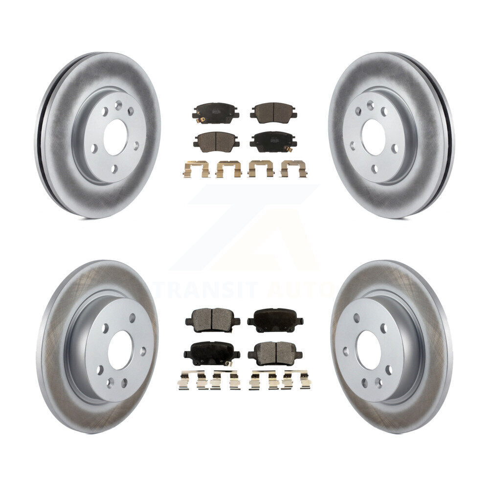 Transit Auto KGT-100649 Disc Brake Kit for 2016 Chevrolet Cruze - Front and Rear