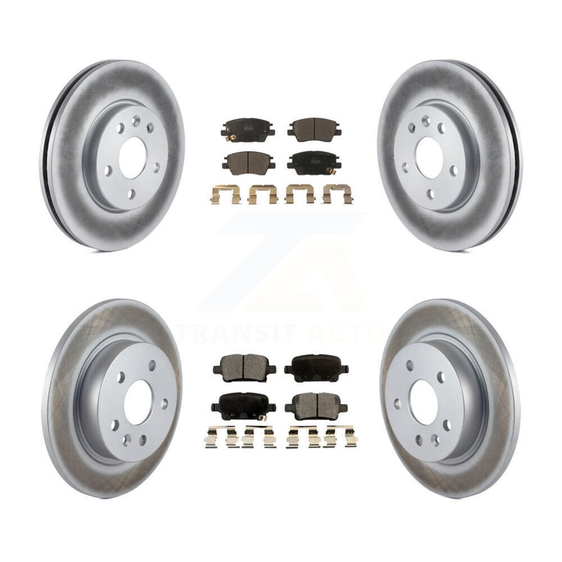 Transit Auto KGT-100649 Disc Brake Kit for 2016 Chevrolet Cruze - Front and Rear