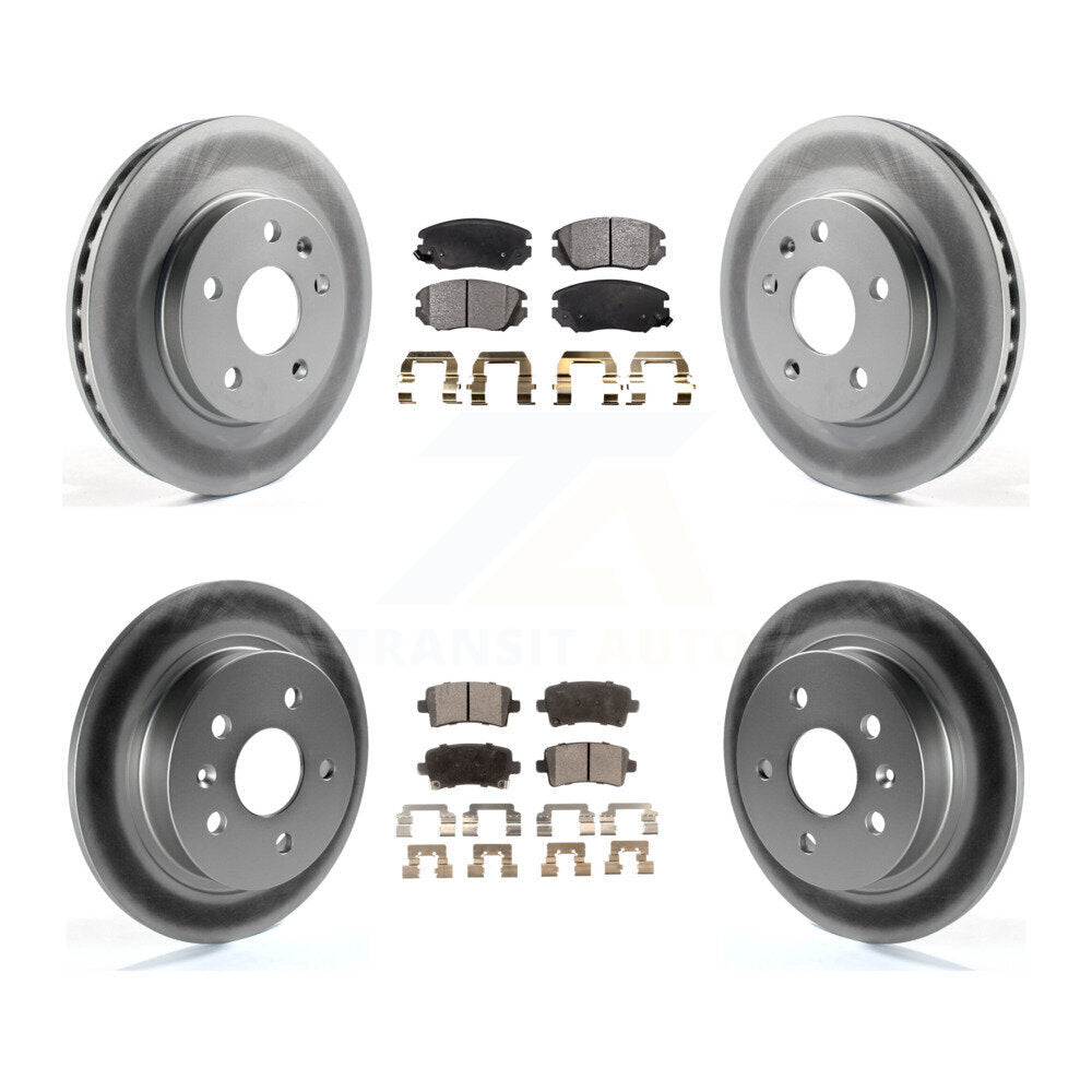 Transit Auto KGT-100651 Disc Brake Kit for 2013-2016 Chevrolet Malibu Limited, Chevrolet Malibu - Front and Rear