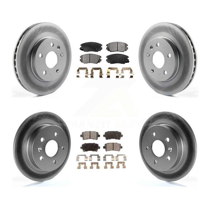 Transit Auto KGT-100651 Disc Brake Kit for 2013-2016 Chevrolet Malibu Limited, Chevrolet Malibu - Front and Rear