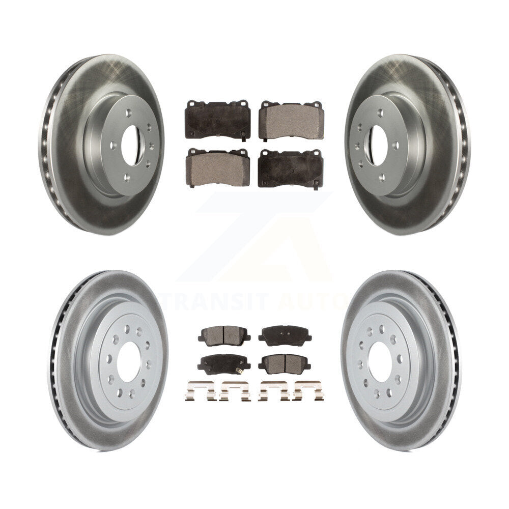 Transit Auto KGT-100658 Disc Brake Kit for 2013-2015 Cadillac ATS - Front and Rear