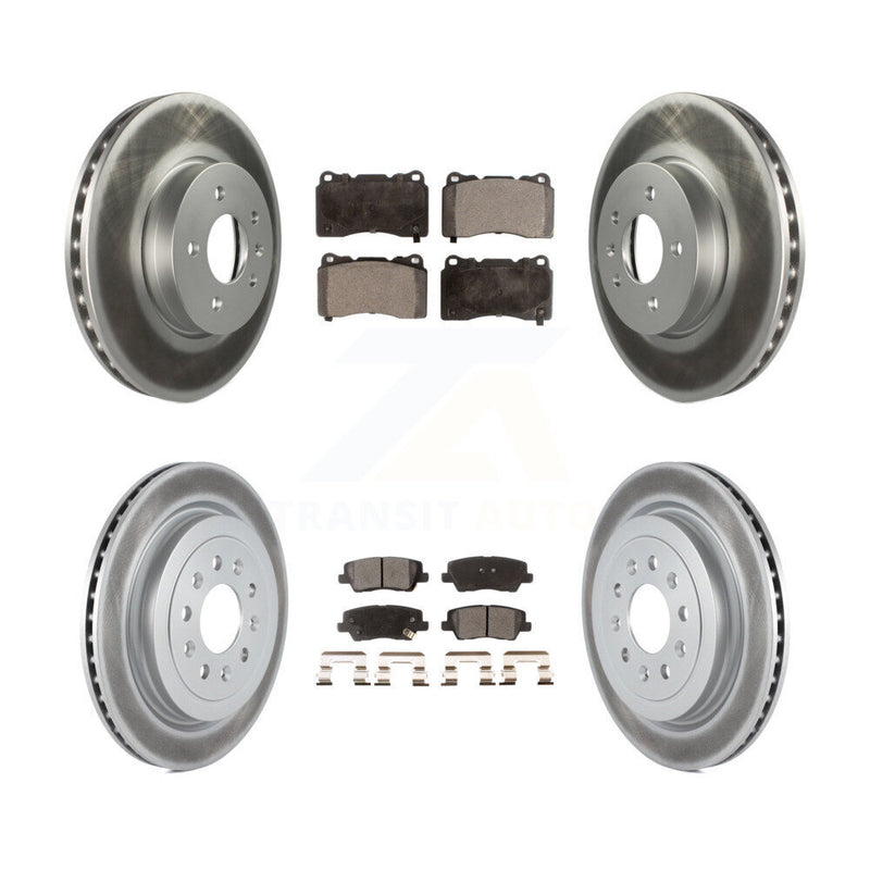 Transit Auto KGT-100658 Disc Brake Kit for 2013-2015 Cadillac ATS - Front and Rear