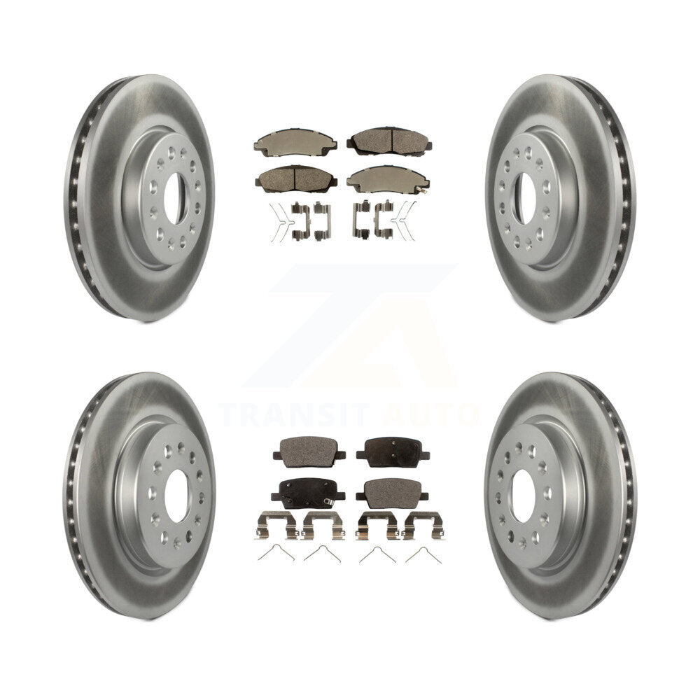 Transit Auto KGT-100659 Disc Brake Kit for 2017-2020 Chevrolet Traverse, Chevrolet Blazer and More - Front and Rear