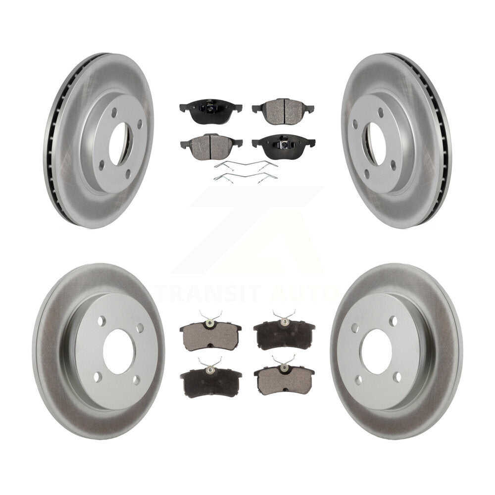 Transit Auto KGT-100666 Disc Brake Kit for 2004 Ford Focus - Front and Rear