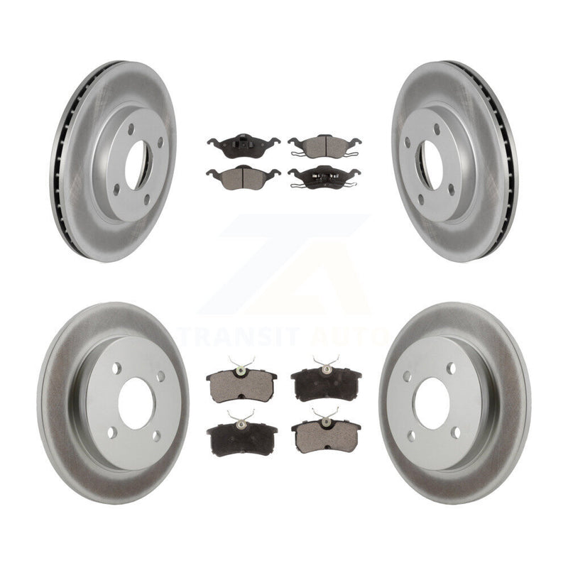 Transit Auto KGT-100667 Disc Brake Kit for 2000-2004 Ford Focus - Front and Rear