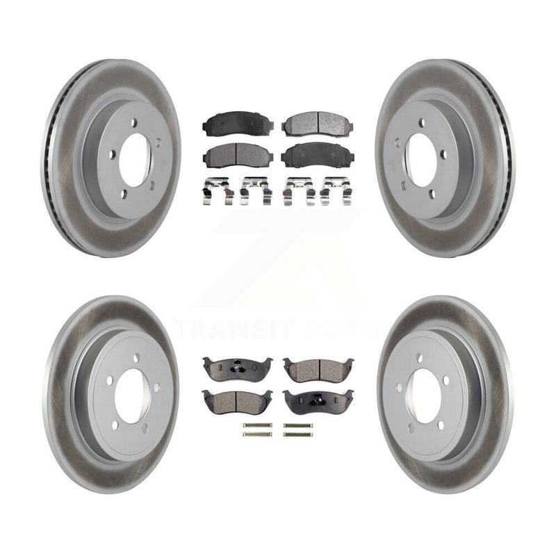 Transit Auto KGT-100669 Disc Brake Kit for 2002-2005 Ford Explorer, Mercury Mountaineer - Front and Rear