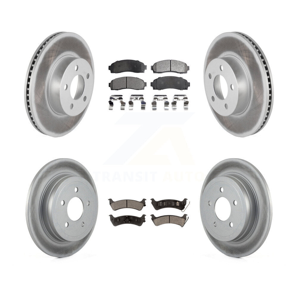 Transit Auto KGT-100673 Disc Brake Kit for 2003-2005 Ford Explorer Sport, Ford Explorer Sport Trac - Front and Rear