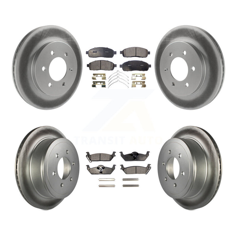 Transit Auto KGT-100678 Disc Brake Kit for 2004-2008 Lincoln Mark LT, Ford F-150 - Front and Rear