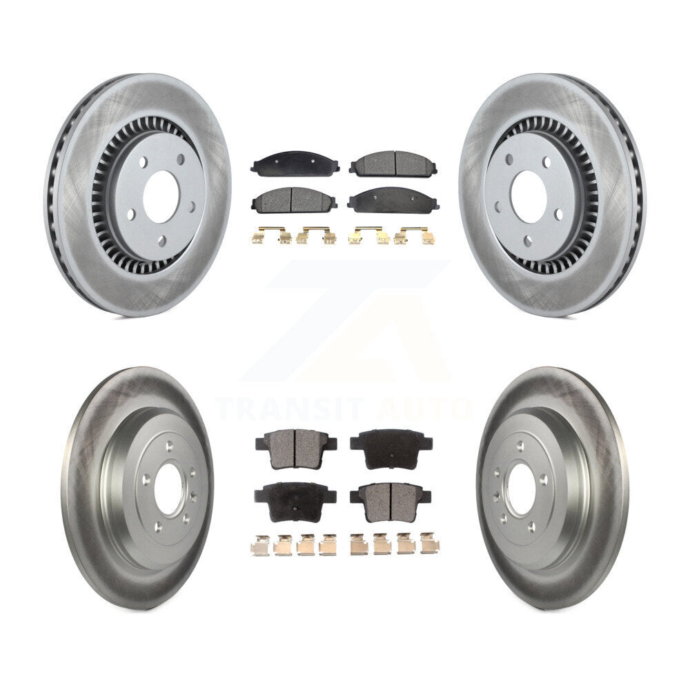 Transit Auto KGT-100688 Disc Brake Kit for 2005-2009 Ford Taurus, Ford Taurus X and More - Front and Rear