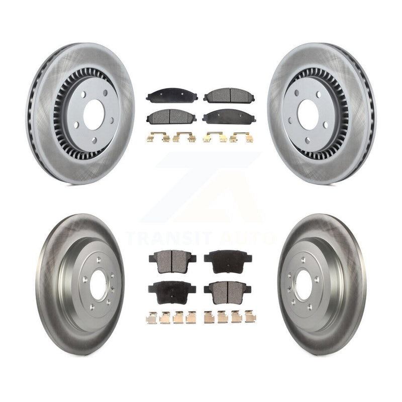 Transit Auto KGT-100688 Disc Brake Kit for 2005-2009 Ford Taurus, Ford Taurus X and More - Front and Rear