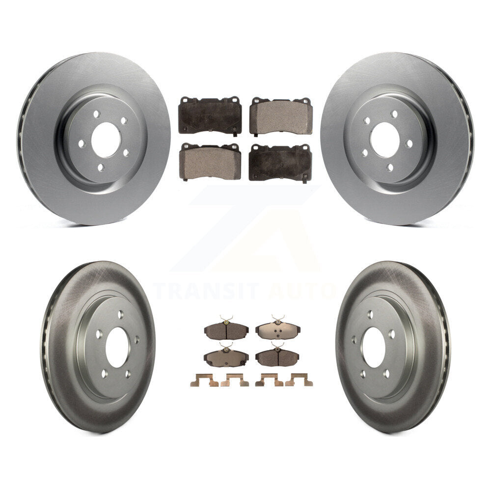 Transit Auto KGT-100700 Disc Brake Kit for 2012 Ford Mustang - Front and Rear