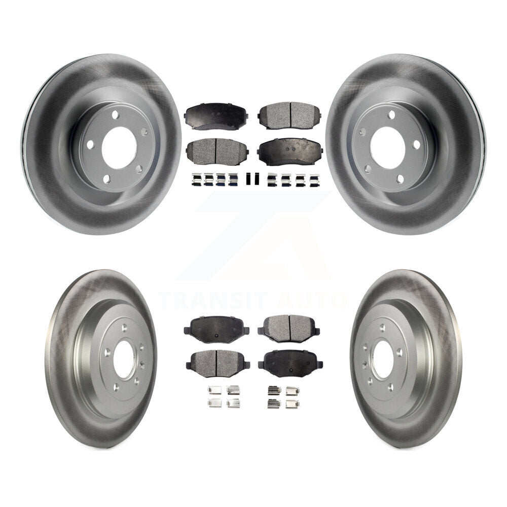 Transit Auto KGT-100706 Disc Brake Kit for 2011-2015 Ford Edge, Lincoln MKX - Front and Rear