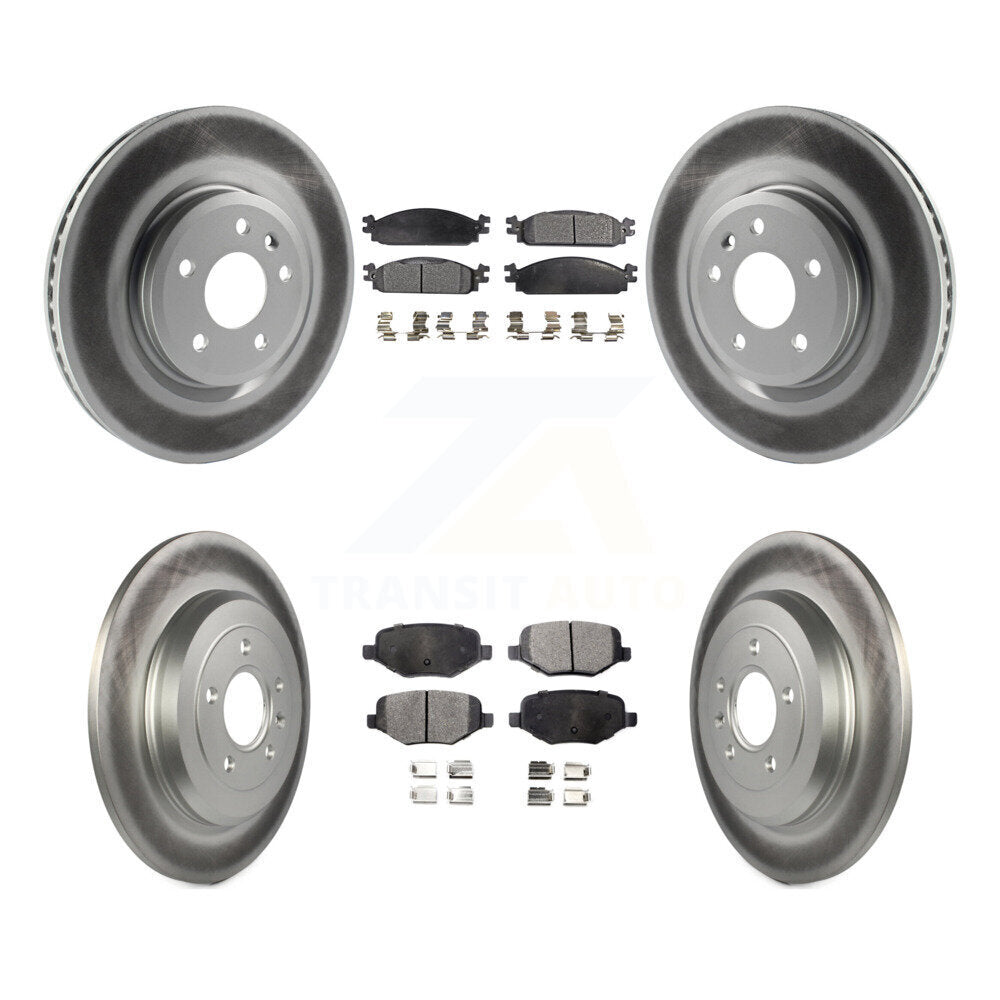 Transit Auto KGT-100712 Disc Brake Kit for 2009-2010 Lincoln MKS - Front and Rear