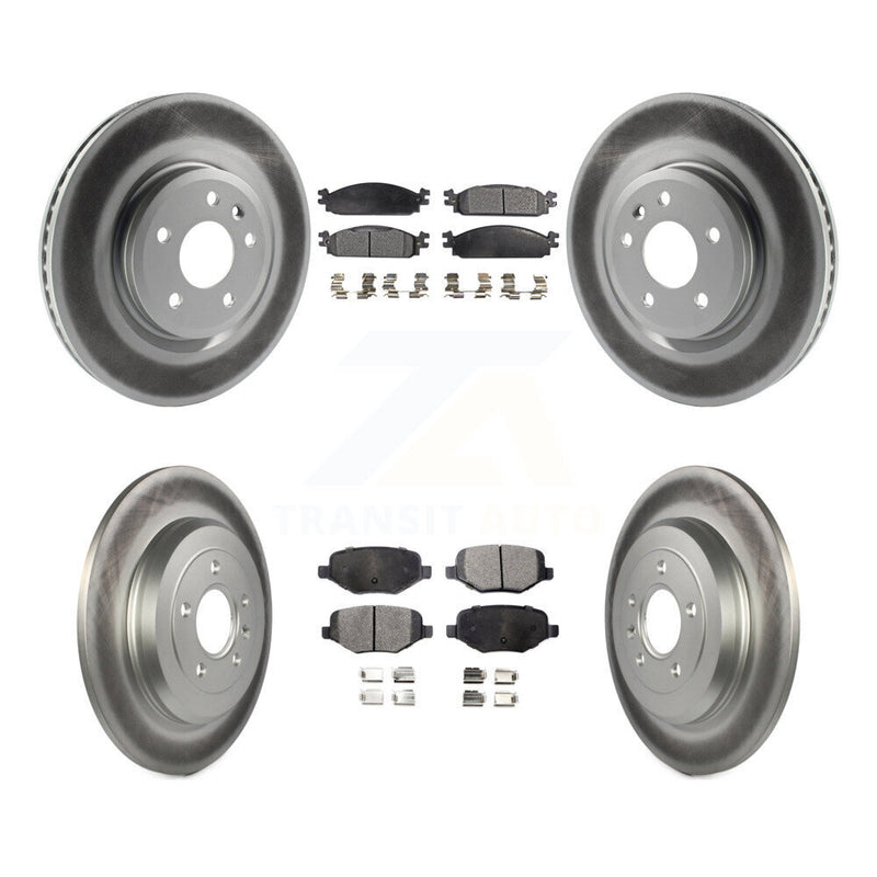 Transit Auto KGT-100712 Disc Brake Kit for 2009-2010 Lincoln MKS - Front and Rear