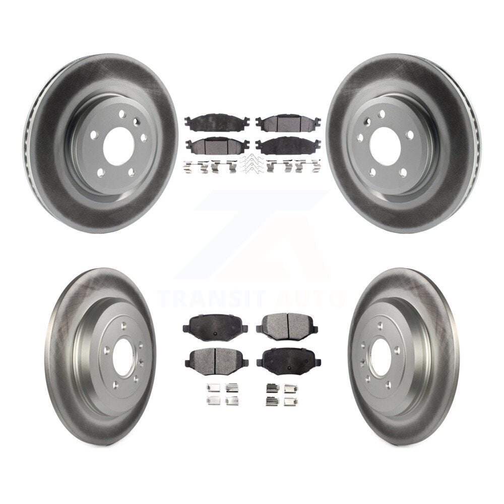 Transit Auto KGT-100713 Disc Brake Kit for 2009-2019 Ford Explorer, Ford Flex and More - Front and Rear