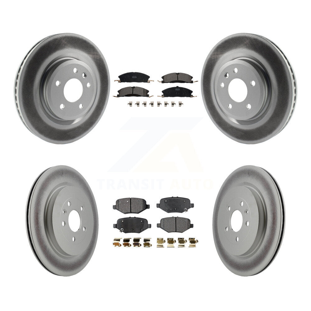 Transit Auto KGT-100715 Disc Brake Kit for 2013 Ford Explorer - Front and Rear