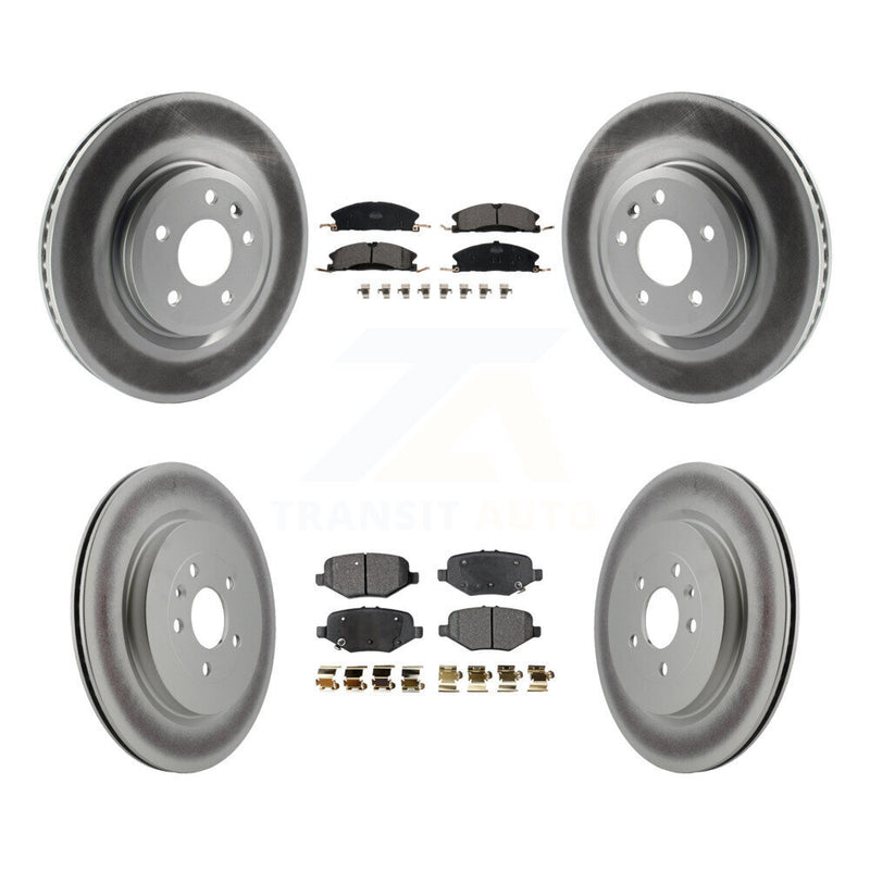 Transit Auto KGT-100715 Disc Brake Kit for 2013 Ford Explorer - Front and Rear