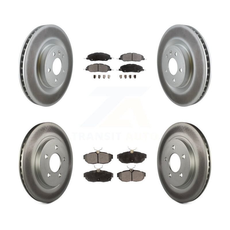 Transit Auto KGT-100718 Disc Brake Kit for 2011-2014 Ford Mustang - Front and Rear