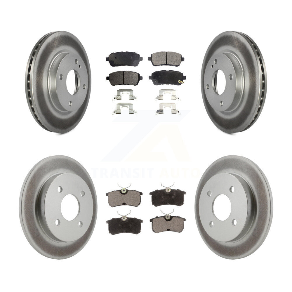 Transit Auto KGT-100719 Disc Brake Kit for 2014-2019 Ford Fiesta - Front and Rear
