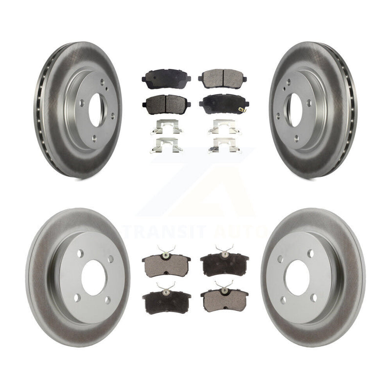 Transit Auto KGT-100719 Disc Brake Kit for 2014-2019 Ford Fiesta - Front and Rear