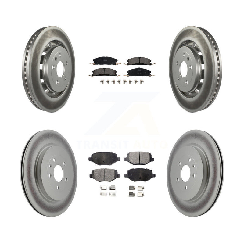 Transit Auto KGT-100723 Disc Brake Kit for 2012-2019 Ford Taurus, Lincoln MKT and More - Front and Rear
