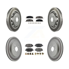 Transit Auto KGT-100724 Disc Brake Kit for 2012-2019 Ford Taurus, Ford Explorer and More - Front and Rear