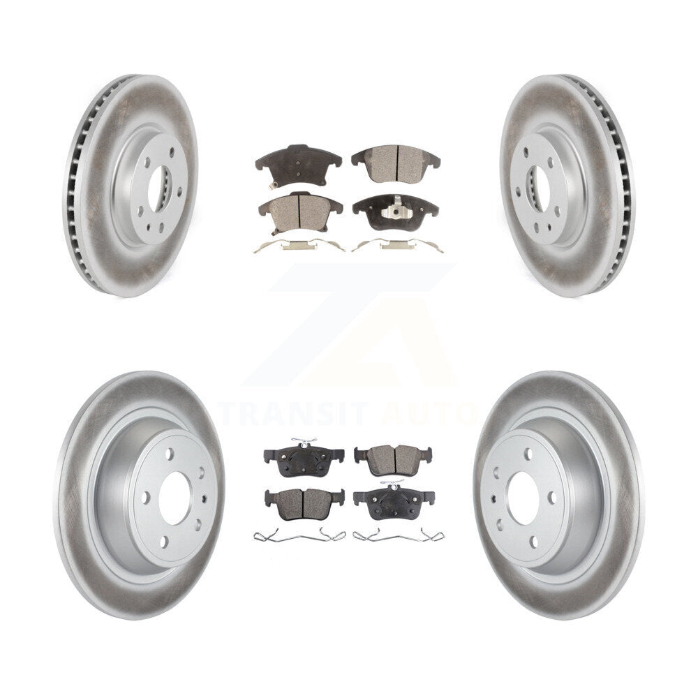 Transit Auto KGT-100725 Disc Brake Kit for 2013-2020 Ford Fusion, Lincoln MKZ - Front and Rear