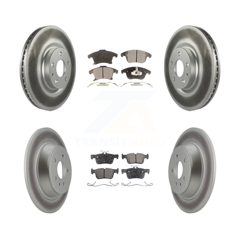 Transit Auto KGT-100726 Disc Brake Kit for 2013-2018 Ford Fusion, Lincoln MKZ - Front and Rear