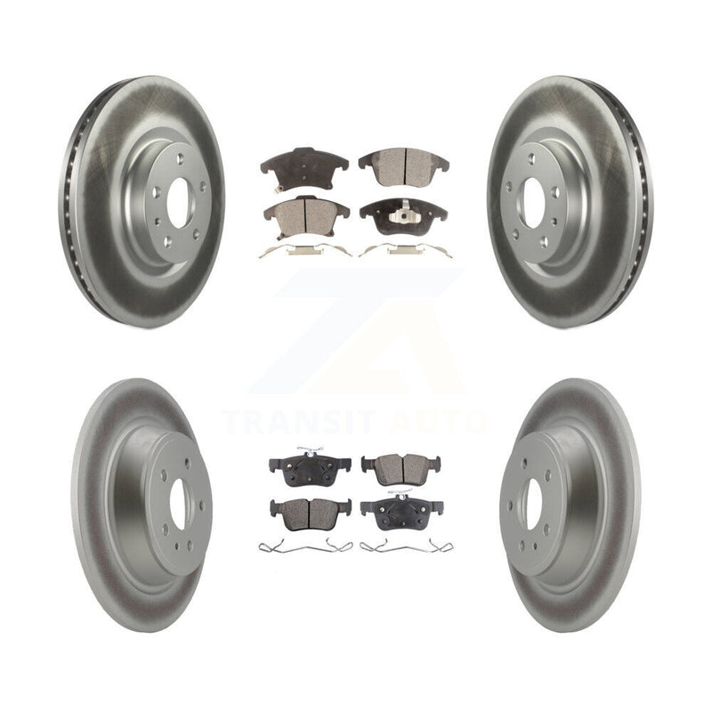 Transit Auto KGT-100726 Disc Brake Kit for 2013-2018 Ford Fusion, Lincoln MKZ - Front and Rear