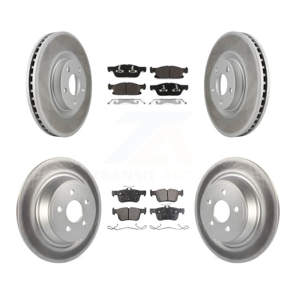 Transit Auto KGT-100732 Disc Brake Kit for 2015-2019 Ford Edge - Front and Rear