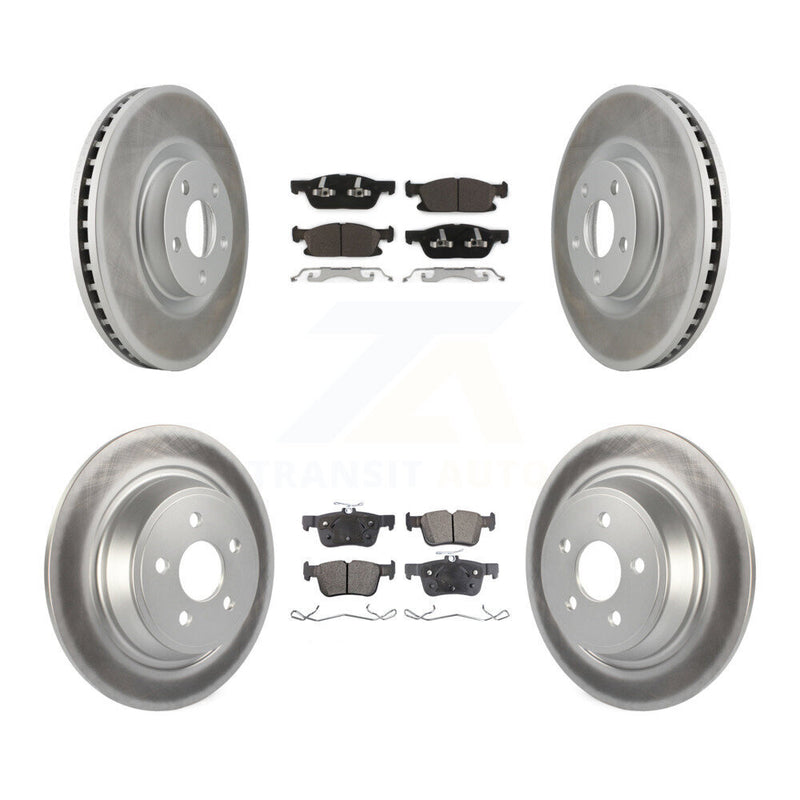 Transit Auto KGT-100732 Disc Brake Kit for 2015-2019 Ford Edge - Front and Rear
