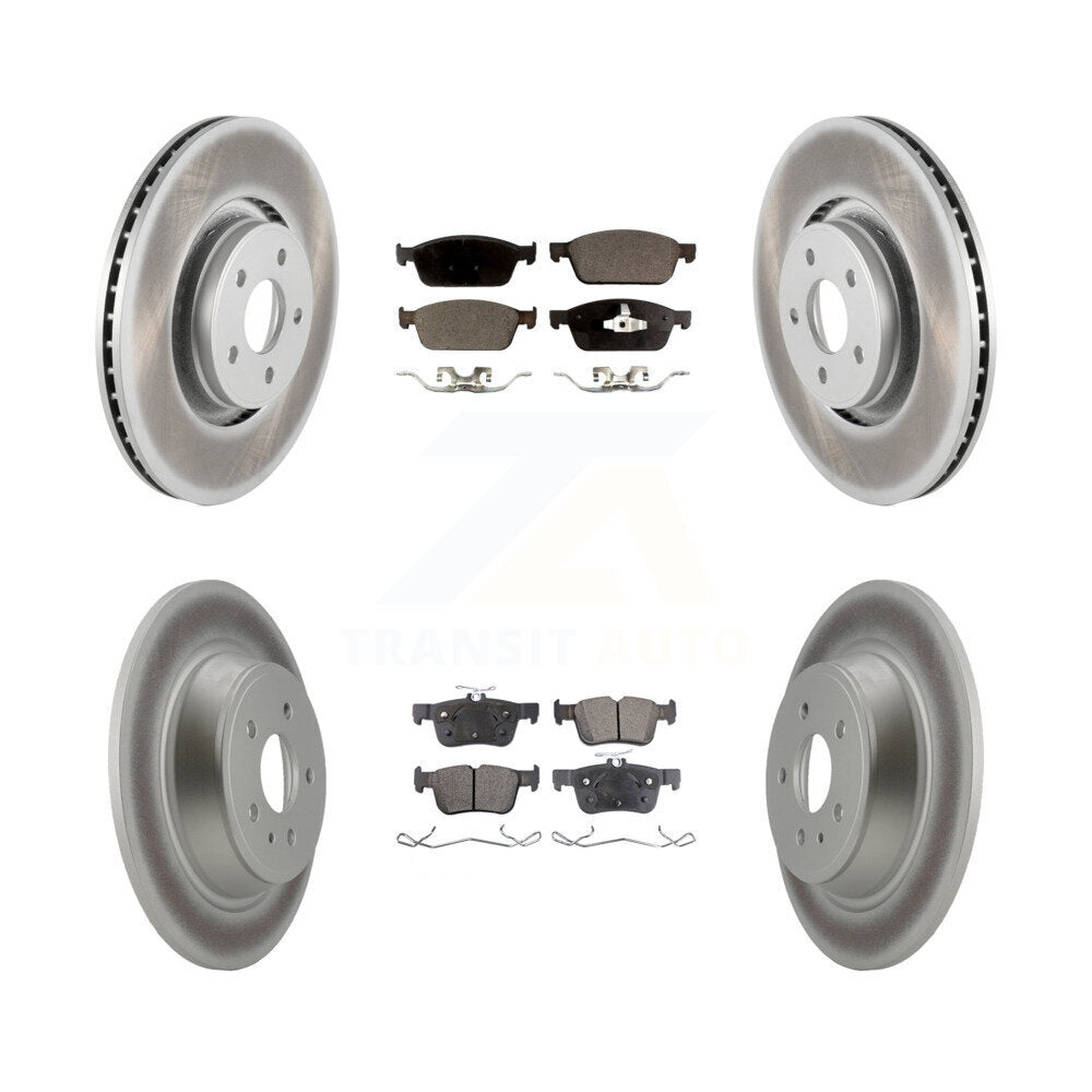 Transit Auto KGT-100734 Disc Brake Kit for 2015-2019 Lincoln MKC - Front and Rear