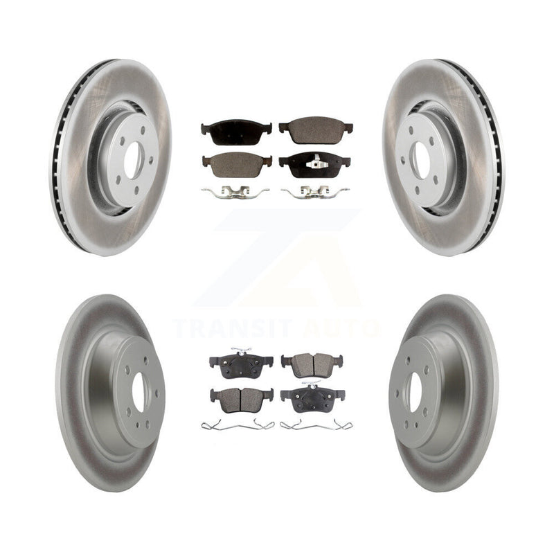 Transit Auto KGT-100734 Disc Brake Kit for 2015-2019 Lincoln MKC - Front and Rear