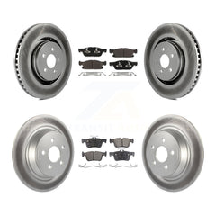 Transit Auto KGT-100737 Disc Brake Kit for 2015-2023 Ford Edge, Lincoln Nautilus, Lincoln MKX - Front and Rear