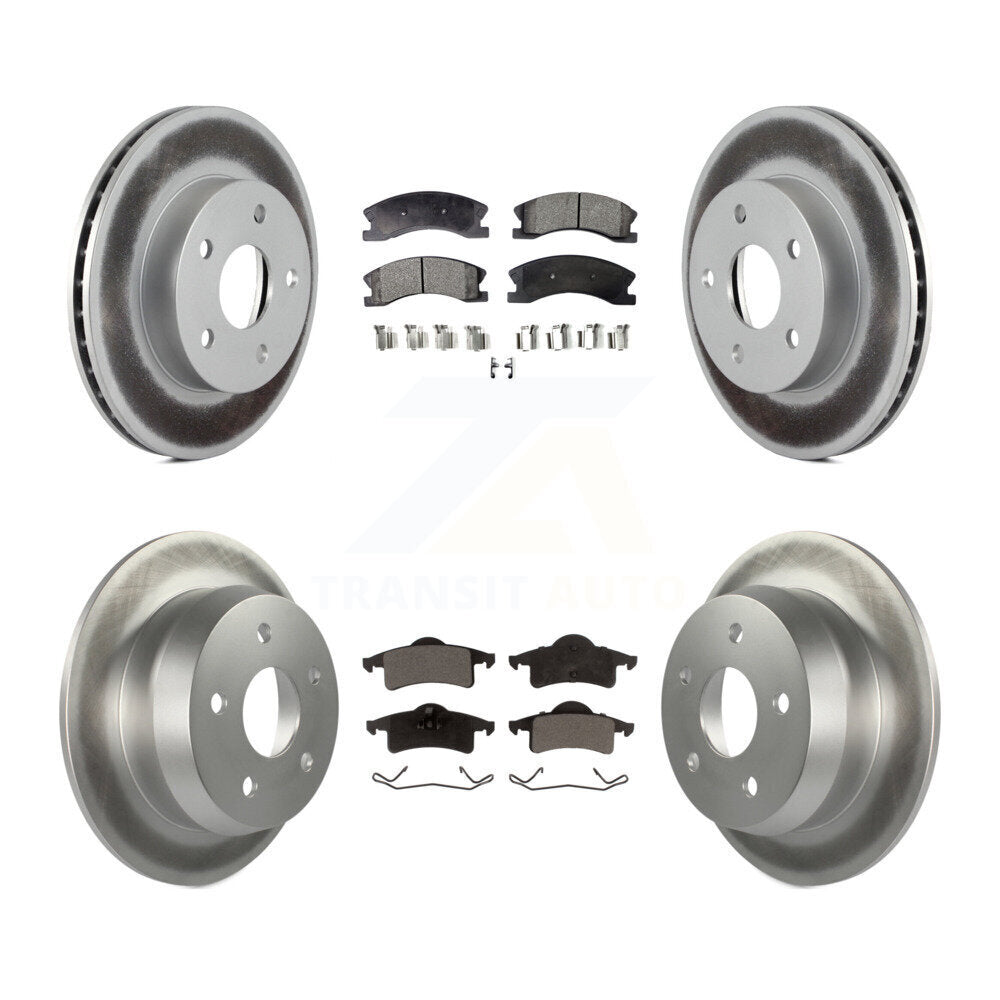 Transit Auto KGT-100743 Disc Brake Kit for 1999-2004 Jeep Grand Cherokee - Front and Rear