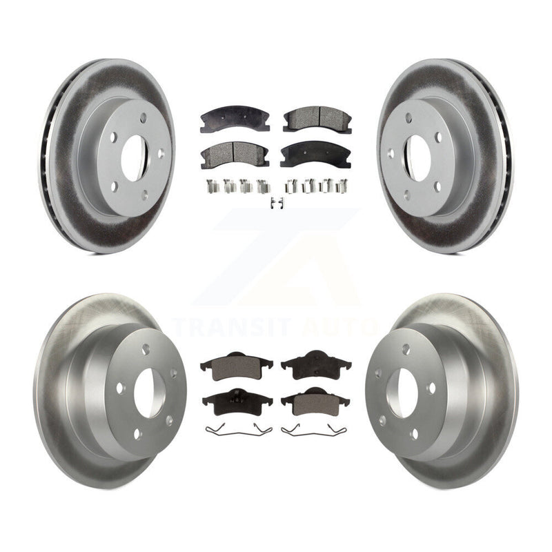 Transit Auto KGT-100743 Disc Brake Kit for 1999-2004 Jeep Grand Cherokee - Front and Rear