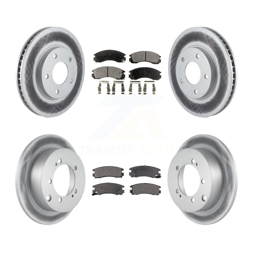 Transit Auto KGT-100744 Disc Brake Kit for 2000 Mitsubishi Eclipse - Front and Rear