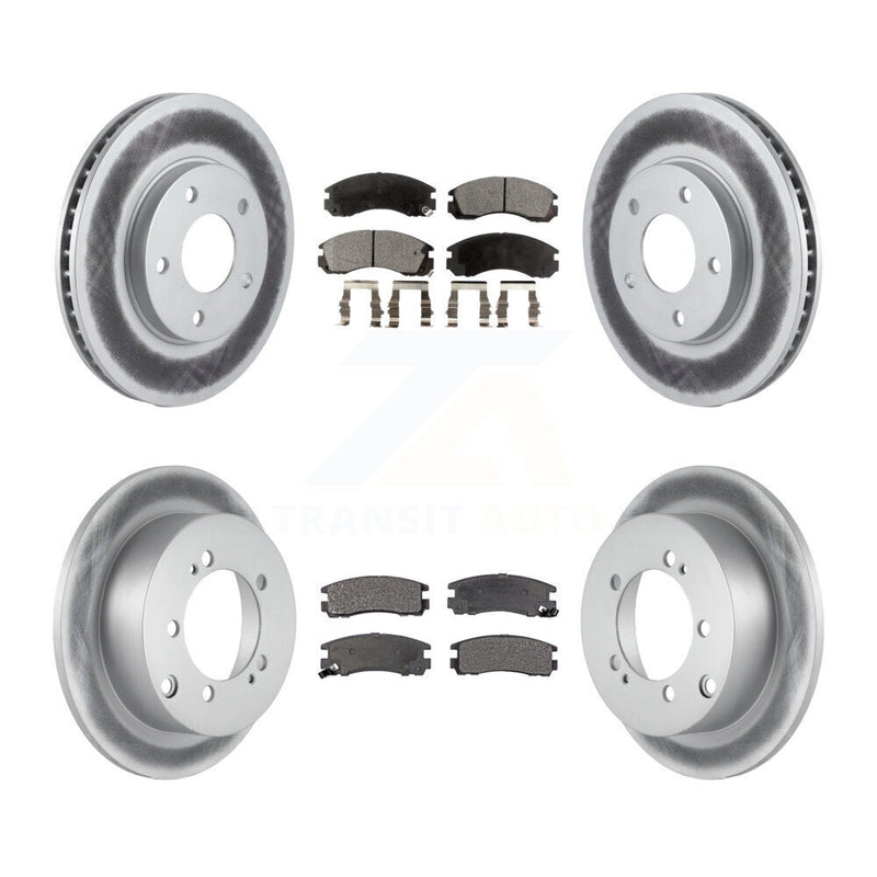 Transit Auto KGT-100744 Disc Brake Kit for 2000 Mitsubishi Eclipse - Front and Rear