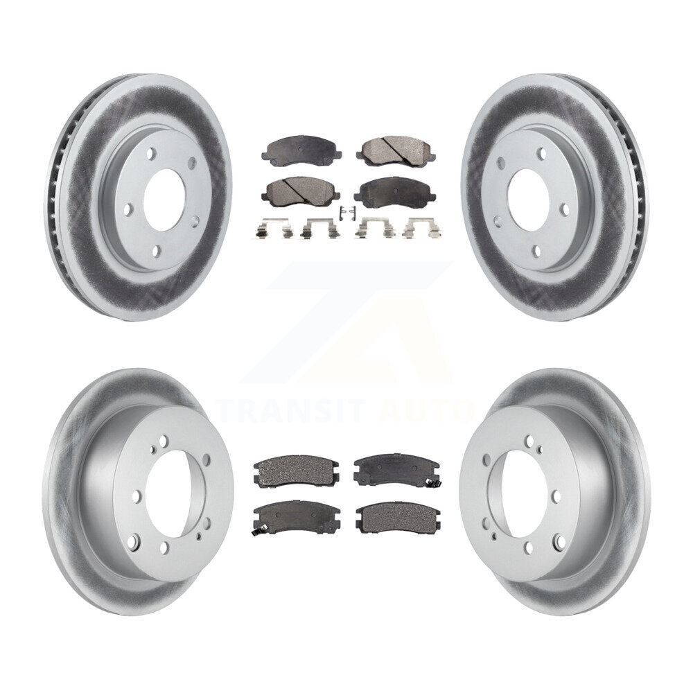 Transit Auto KGT-100746 Disc Brake Kit for 2001-2005 Mitsubishi Eclipse, Chrysler Sebring and More - Front and Rear
