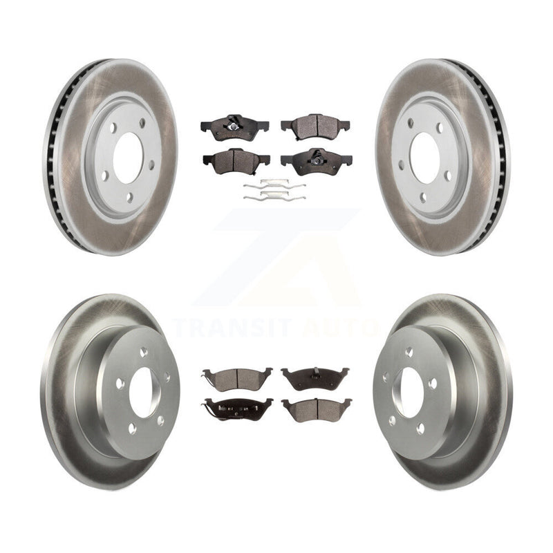 Transit Auto KGT-100754 Disc Brake Kit for 2001-2007 Dodge Grand Caravan, Chrysler Town & Country and More - Front and Rear