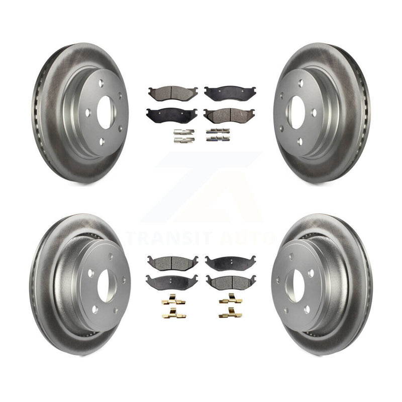 Transit Auto KGT-100757 Disc Brake Kit for 2004-2006 Dodge Ram 1500, Dodge Durango - Front and Rear