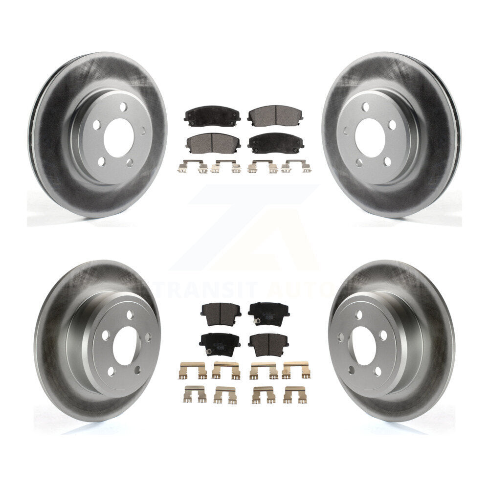 Transit Auto KGT-100761 Disc Brake Kit for 2005-2023 Dodge Charger, Dodge Challenger and More - Front and Rear